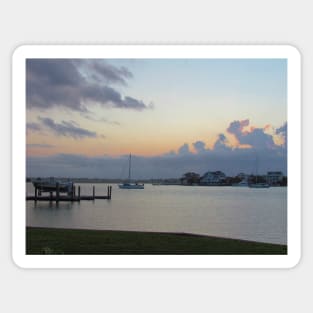 Wrightsville Beach At Dusk Sticker